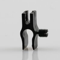 Kabelclip Kabelhalter Seilhalter-Clip für Stahlseile Lampen-Kabel 5.0-6.5mm + Drahtseil 1.0-2.0mm Kunststoff schwarz
