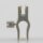 Kabelclip Kabelhalter Seilhalter-Clip für Stahlseile Lampen-Kabel 5.0-6.5mm + Drahtseil 1.0-2.0mm Kunststoff grau